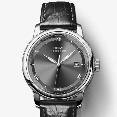 LOBINNI мужской роскошный бренд часов Япония MIYOTA автоматические механические MOVT Мужские наручные часы Сапфировая кожа Relogio часы L14003-1 - Цвет: Item 2