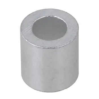 

300pcs 4mm Round Ferrules Sliver Aluminum Crimping Loop Wire Rope Clip Sleeves Clamps for M4 Wire Rope