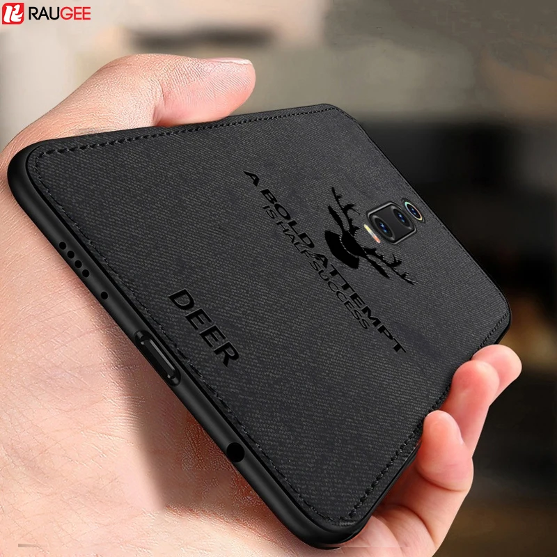 

Raugee Case for Redmi K20 Pro Case TPU Edge Soft Cloth Fabric Case for Redmi Note 7 Pro Back Cover for Xiaomi Redmi 6A K20 Case