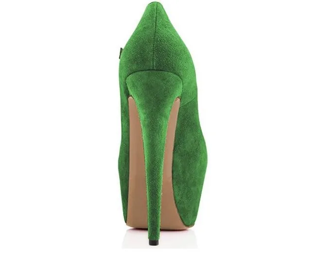 Первоначальное намерение Для женщин насосы круглый носок туфли-лодочки на тонком каблуке популярные коричневый зеленый Армейский зеленый