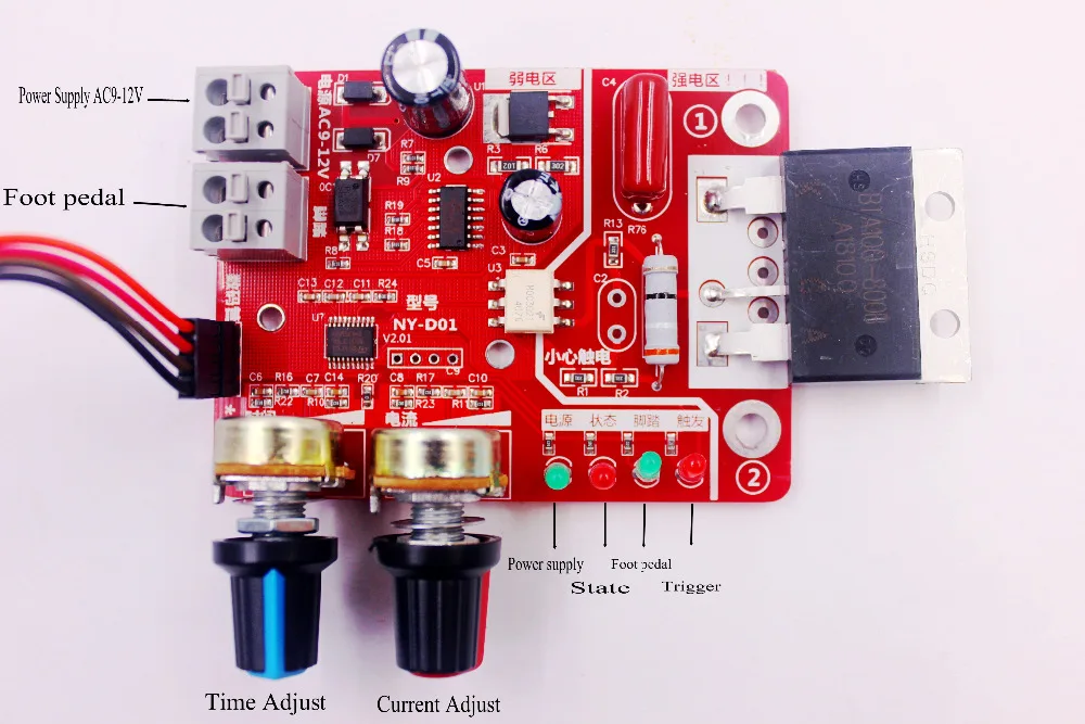 best soldering iron Spot Welders control Board 100A Digital display Spot welding time and current controller panel timing Ammeter NY-D01 best soldering iron for electronics