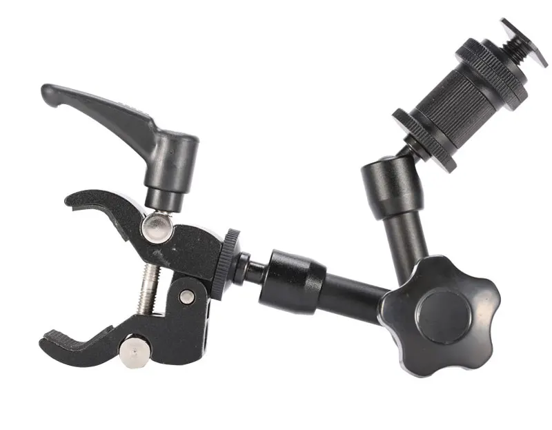Multifunctional Crab Claw Clamp Small Super Clamp For Dslr Camcorder LCD Monitor Photo Studio Flash Light Accessories (4)