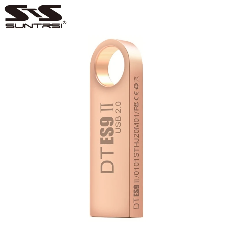 Suntrsi USB флеш накопитель 64 ГБ 16 Memoria металлическая флешка Водонепроницаемая с