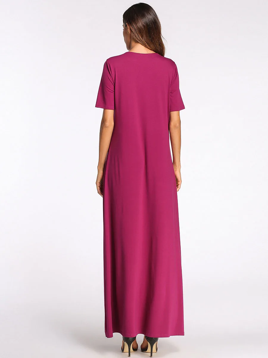 Повседневное длинное платье с аппликацией, рубашка Абая в стиле пэчворк, Свободное длинное платье, мусульманское кимоно, мусульманская одежда для Ближнего Востока