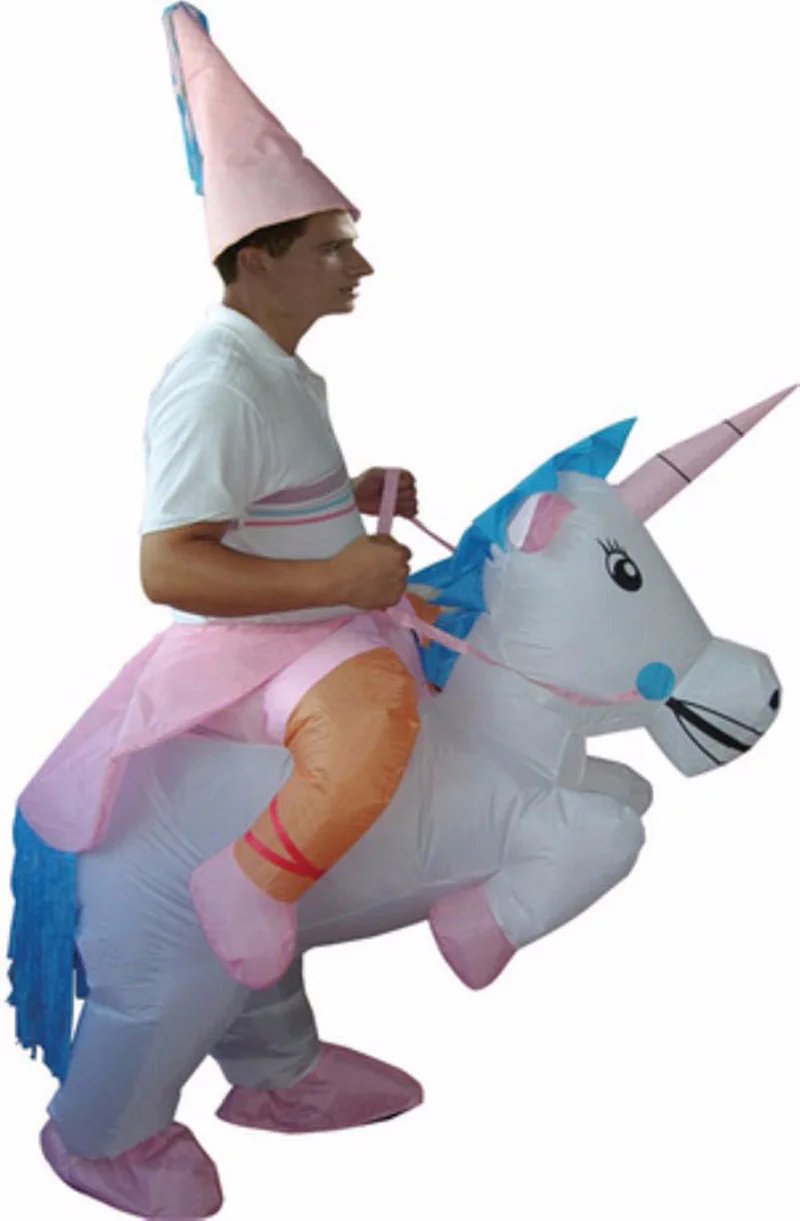 

2019 Purim Halloween Inflatable Adult Unicorn Cosplay Licorne Unicorn Halloween Costumes For Girls