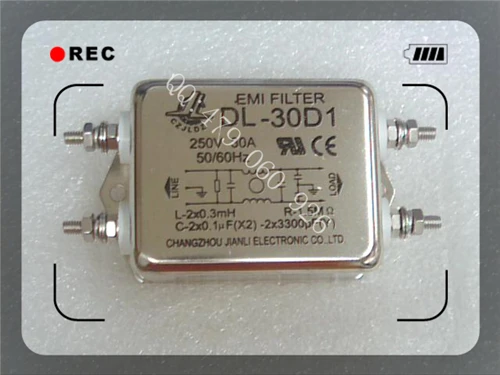 

[ZOB] Jianli EMI power filter switch DL-30D1 --3PCS/LOT
