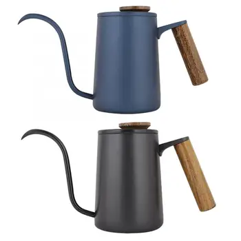 

350/600ml Fashion Stainless Steel Handle Drip Coffee Pot Long Gooseneck Spout Kettle Teapot Drip Coffee Pot