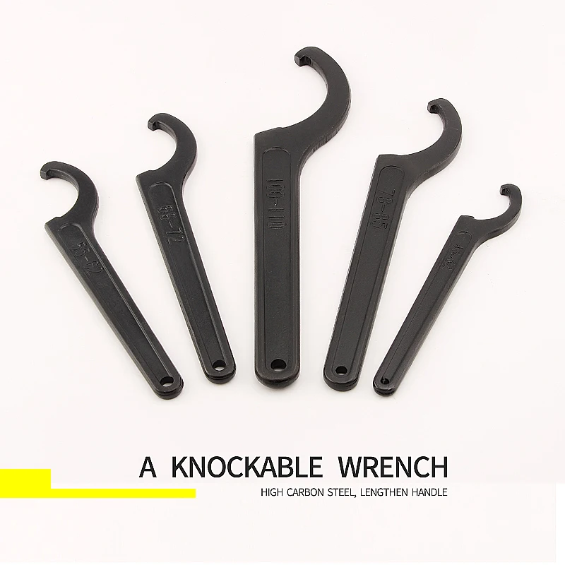 Color : 34-36 1pcs Round Nut Hook Spanner Mill Holder Half Moon Wrench 22-26 34-36 38-42 45-52 55-62 85-105 90-95 165-170 Color : 34-36 1pcs Round Nut Hook Spanner Mill Holder Half Moon Wrench 22-26 34-36 38-42 45-52 55-62 85-105 90-95 165-170