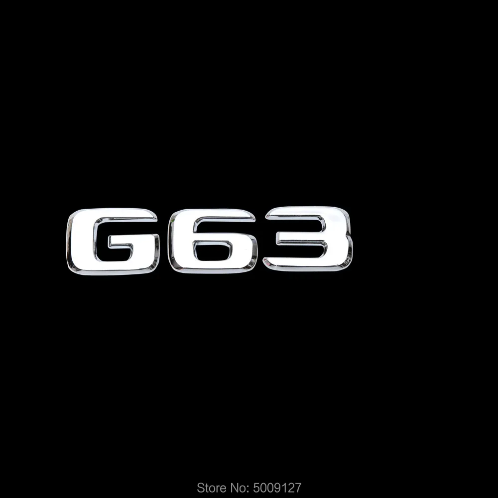 

For Mercedes Benz G Series G63 G63L G65 G500 G550 G888 Car Rear Tailgate Emblems Logo Letters Sticker Badge Decoration