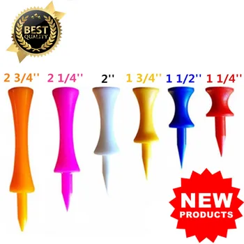 

Plastic Golf Castle Tees 24 50 100 200 Count 1 1/4'' 1 1/2'' 1 3/4'' 2'' inch Short Extra Long for Driving Range Golf Tees Set