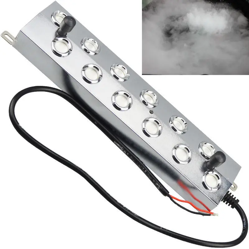 

Portable 12 Heads 6000ml/h Ultrasonic Mist Maker Fogger Air Humidifier Atomizer
