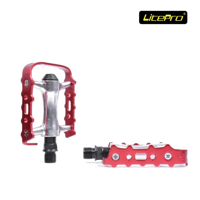 

Litepro Bearing Pedal Bicycle Ultralight Pedal M258 Folding Bike Refiting Accessories Red Black