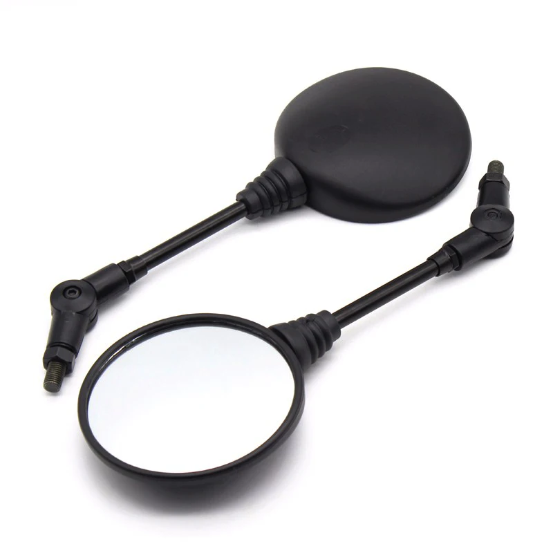 Nuoxintr Black Motorcycle Mirrors Custom Folding Side Universal Moto Rearview Mirror For Honda Suzuki Yamaha ATV Accessories