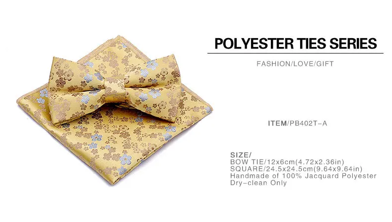 Уникальный Дизайн взрыв моды Бизнес Для мужчин лук галстук платок комплект качество полиэстер шелк жаккард галстук-бабочку карман Полотенца комплект