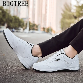

Casual Shoes Men Leather Sneakers White Shoes Men Luxury Brand Designer Shoes Men High Quality Chaussure Homme Erkek Ayakkabi