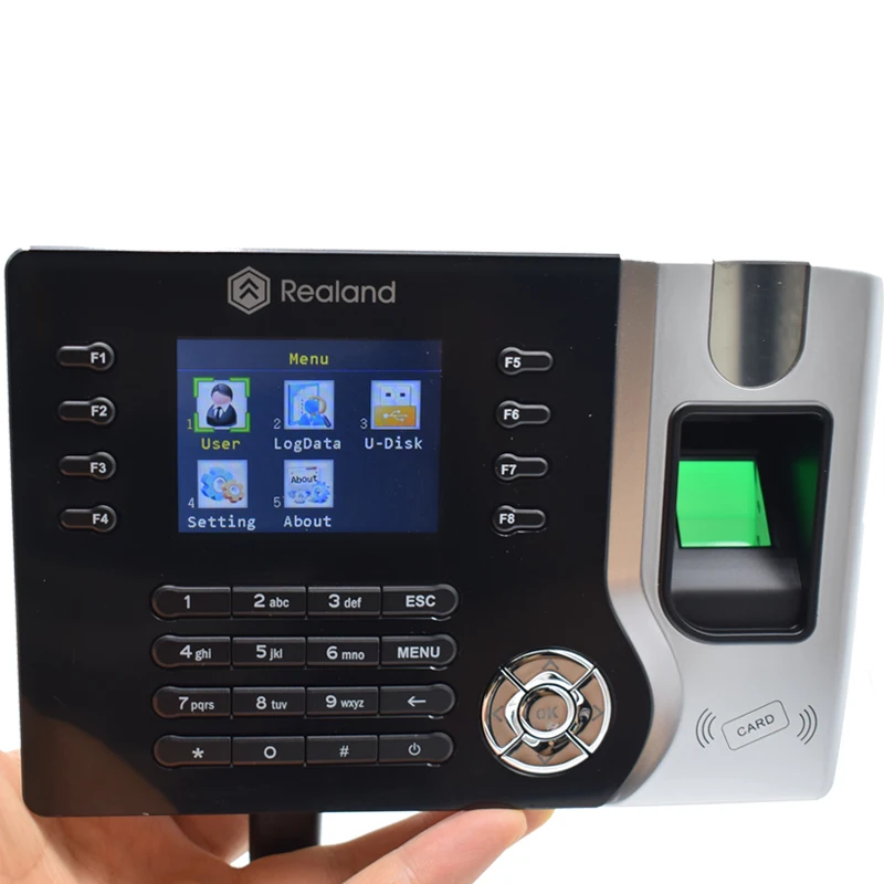 High Quality USB TCP/IP Employee Fingerprint Time Attendance Office Rfid Time Recorder Realand A-C071 High Quality USB TCP/IP Employee Fingerprint Time Attendance Office Rfid Time Recorder Realand A-C071