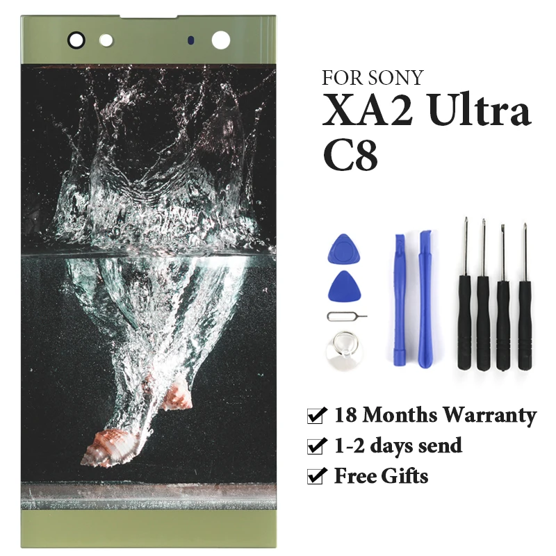 

AAA+++ For Sony Xperia XA2 Ultra/C8 H4233 H4213 H3213 LCD Touch Screen Display Digitizer Assembly Parts With Gifts