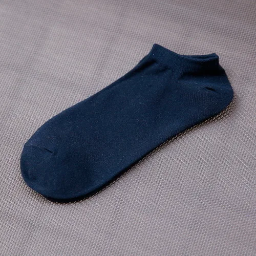 Seenimoe 100 Cotton Summer No Show Socks For Men Casual Breathable