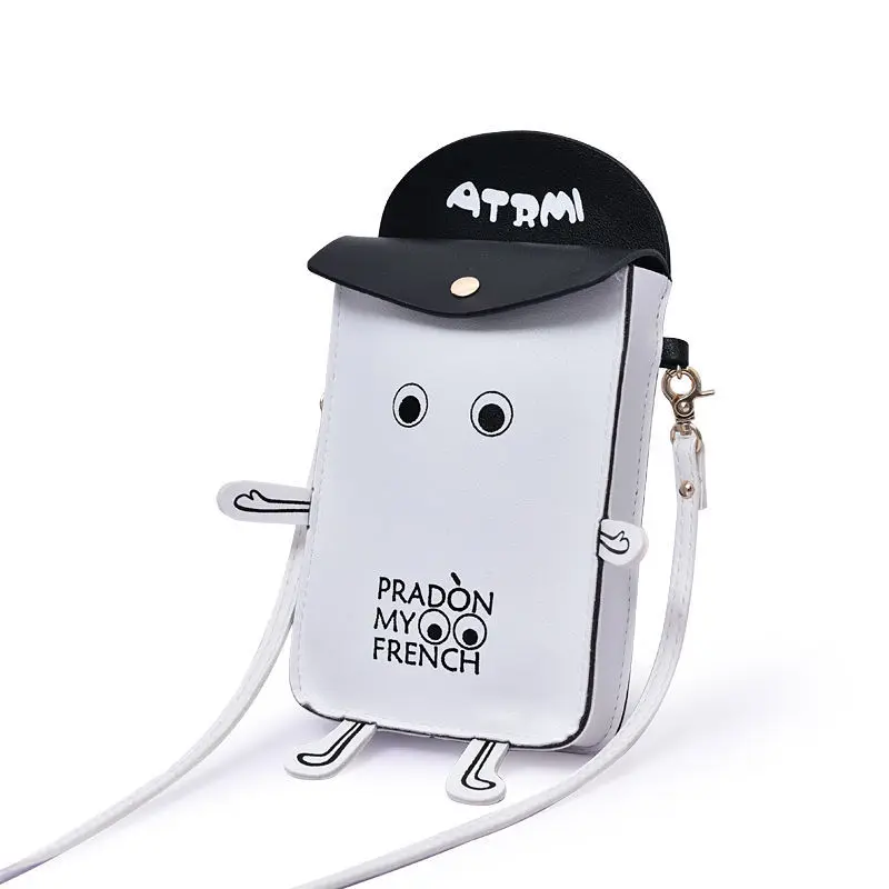 

New Fashion Wallet Women Purse PU leather Female Card Holder Mini girl's Coin Purse Robot Cartoon Wallet Lovely Mobile phone bag