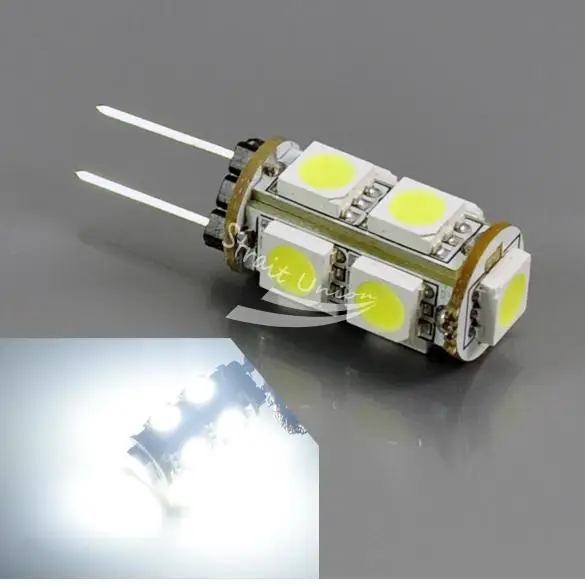 G4 Cool White 9LEDs SMD Car Light Bulb Lamp DC 12V 5050 | Лампы и освещение
