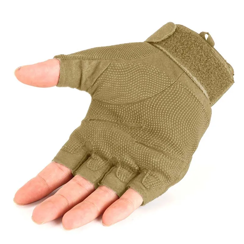 Для мужчин Тактический перчатки Половина Finger Пейнтбольная Airsoft Glovel военные