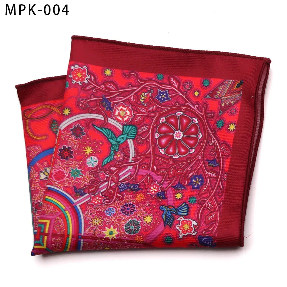MPK-4 Новинка, модный мужской платок, карманный, квадратный, популярный, 25X25 см, большой, мужской, с узором пейсли, в горошек, нагрудные Платки для свадьбы, мужской костюм - Цвет: MPK-4