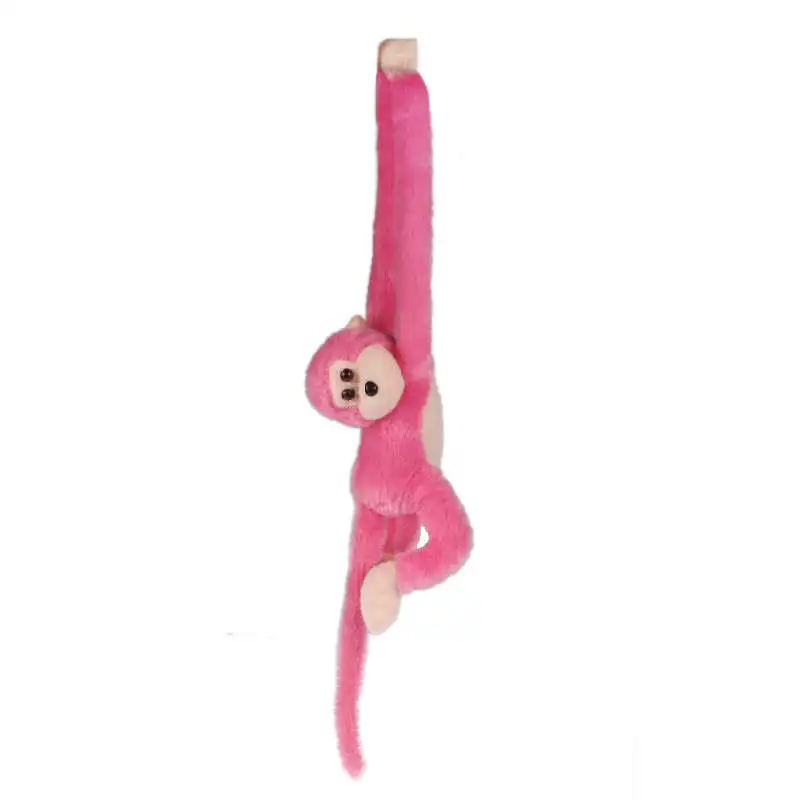 Милый визг обезьяна плюшевая игрушка висячая обезьяна плюшевые игрушки кукольные гиббоны детский подарок розовые мягкие игрушки