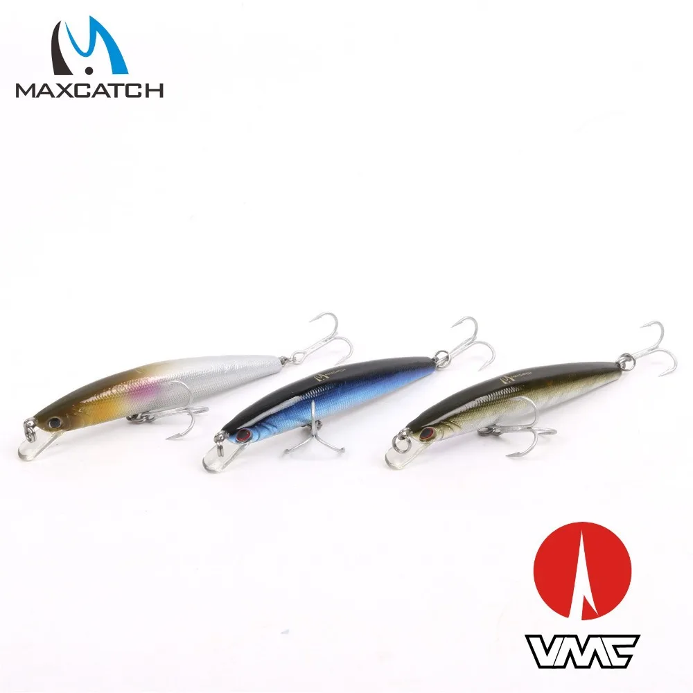 Рыболовная приманка Maxcatch Minnow для ловли окуня кренкбейт с крючками VMC 70 мм/4 3 г