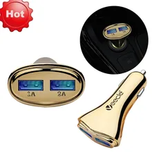 Willtoo Dual USB 2-Порты и разъёмы DC 5 V 2.1A+ 5 V 1A автомобиля Зарядное устройство Quick Charge автомобильный адаптер Напряжение Дисплей для iPhone samsung планшет прочный