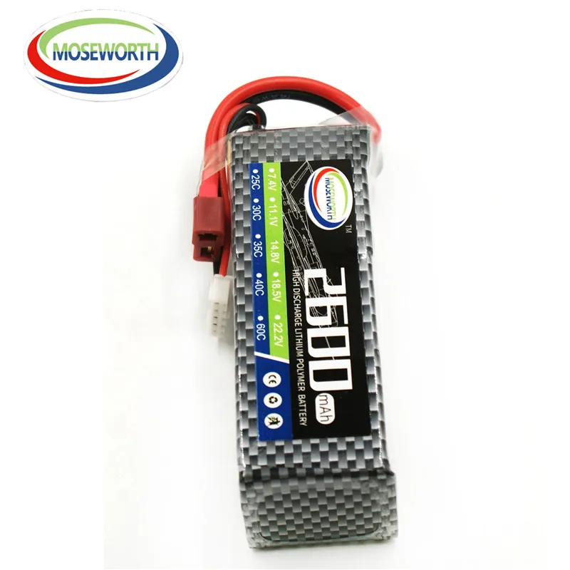 Аккумулятор Lipo 4S 14 8 в 2600 мАч 40C для радиоуправляемого вертолета квадрокоптера