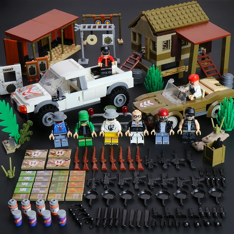 

Interesting Popular Game Peripheral Military Building Blocks Collocation Training In Kindergartens with Small Plastic Pellets