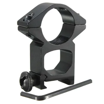 

High quality Aluminum High Profile 25mm Scope Ring 20mm Picatinny Weaver Rail Mount for Flashlight Torch with Wrench