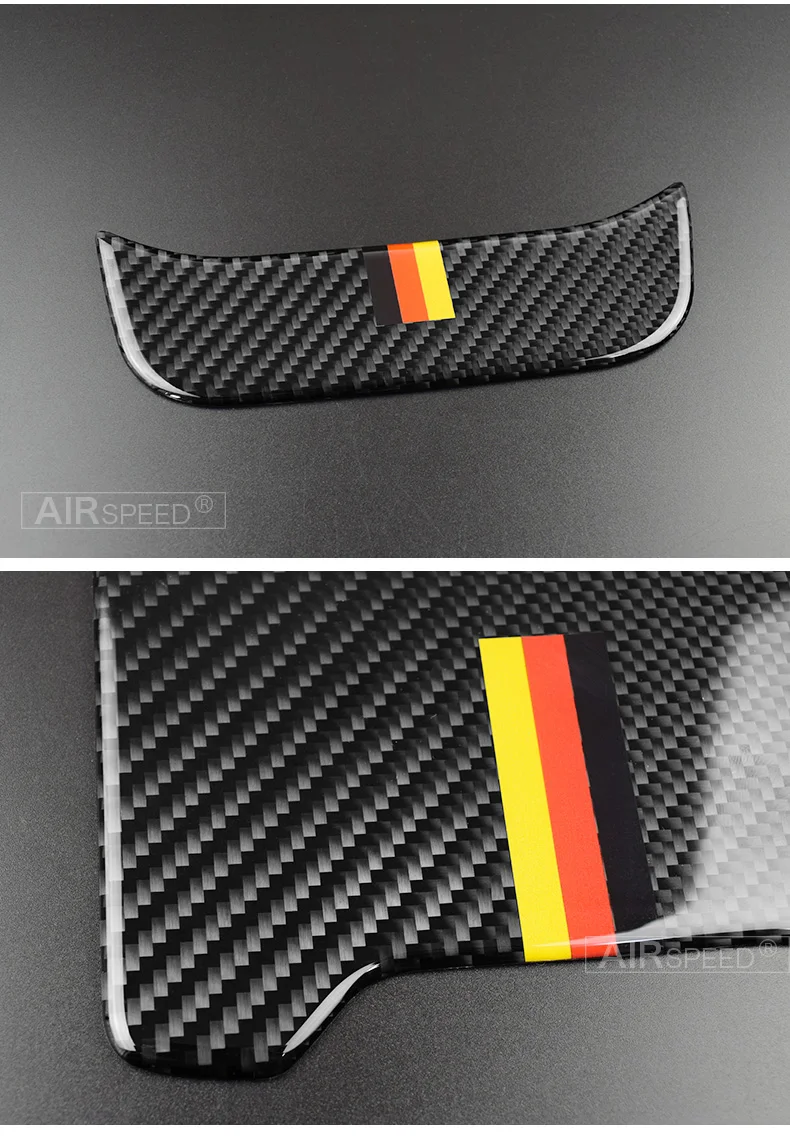 Mercedes Benz W205 C Class C180 C200 C300 GLC Accessories Carbon Fiber Car Rear Air Conditioning Outlet Cover Trim  (5)