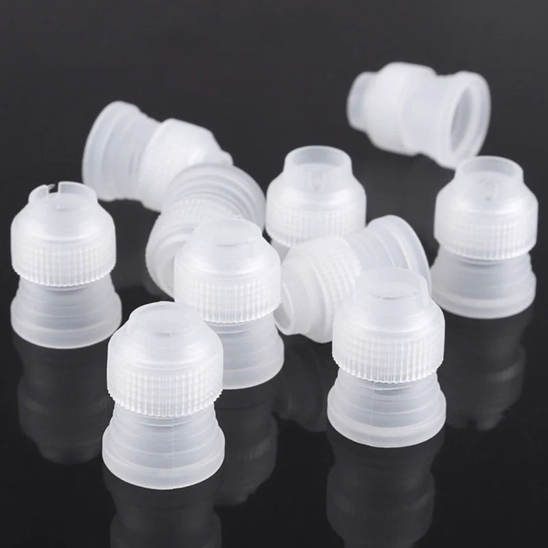 10pcs/lot Plastic Decorating Mouth Converter Adapter Confectionery