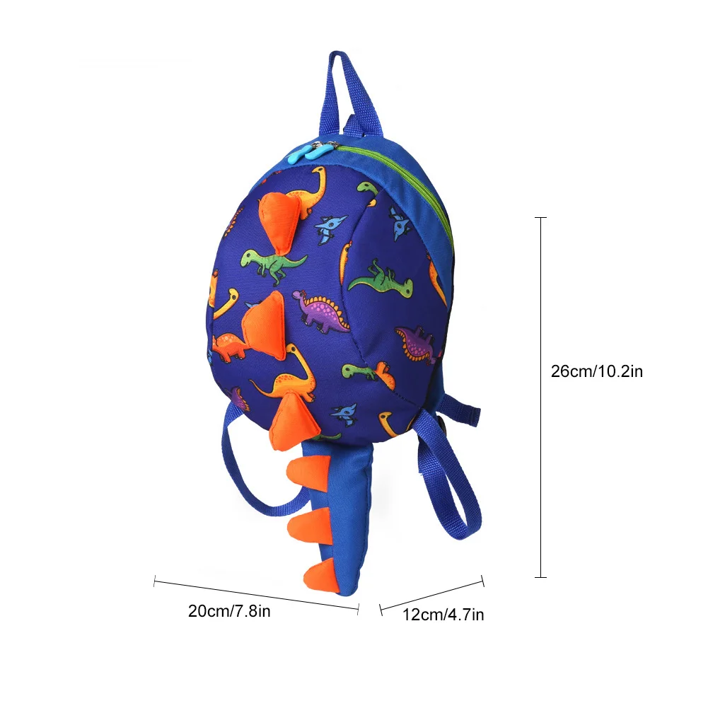 Милый рюкзак с динозавром для малышей с ремнем безопасности, Детские рюкзаки для детского сада, сумка для детей от 3 до 6 лет, дорожные сумки для родителей и детей