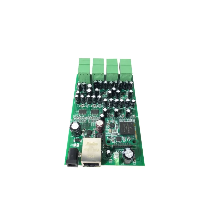 Ben & Fellows 521017 Dante 4 In and 4 Out Audio Converter and Transmitter with Audinate Interface Support 12VDC Power Supply