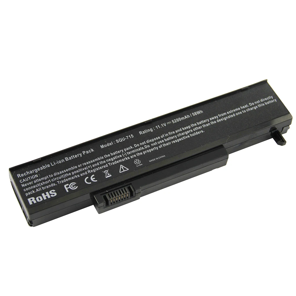 Аккумулятор для ноутбука 5200 мач Gateway W35044LB 934T2960F 934T2920F с возможностью подключения к