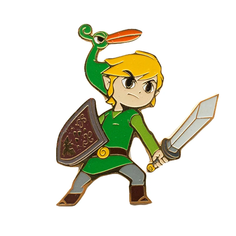 

Legend of Zelda Link lapel pin Nintendo gamer gift pop accessory