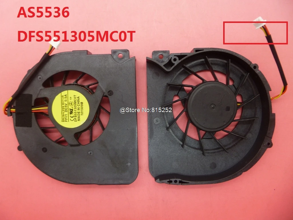 Вентилятор процессора для ноутбука ACER AS5536 5536G 5738 5338 MG55150V1-Q060-G99 DFS551305MC0T-F8V1 и три линии