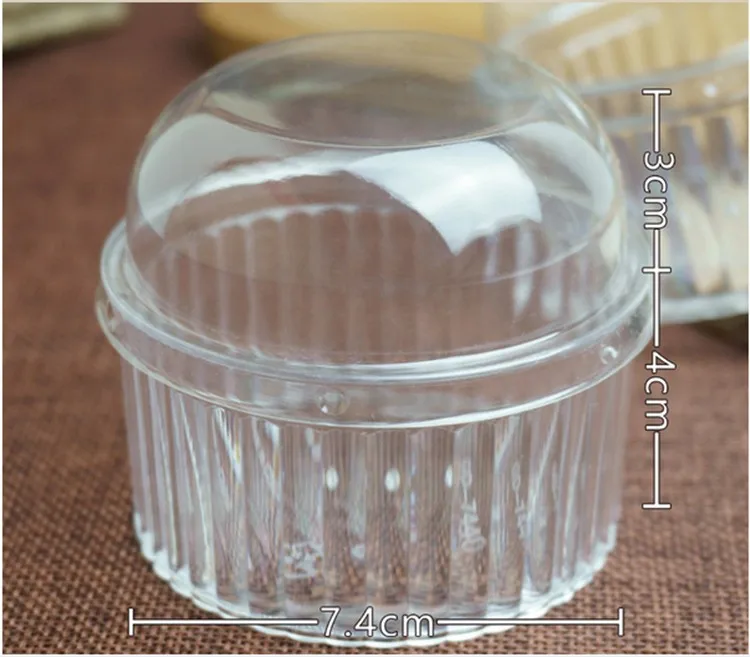 150 мл Упаковка для хлебобулочных изделий с крышкой, желе чашки для ...