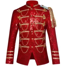 Одежда мужские дизайнерские костюмы masculino homme terno сценический дворец цепочка цепочек военная форма певцы куртка мужской блейзер танцевальный черный