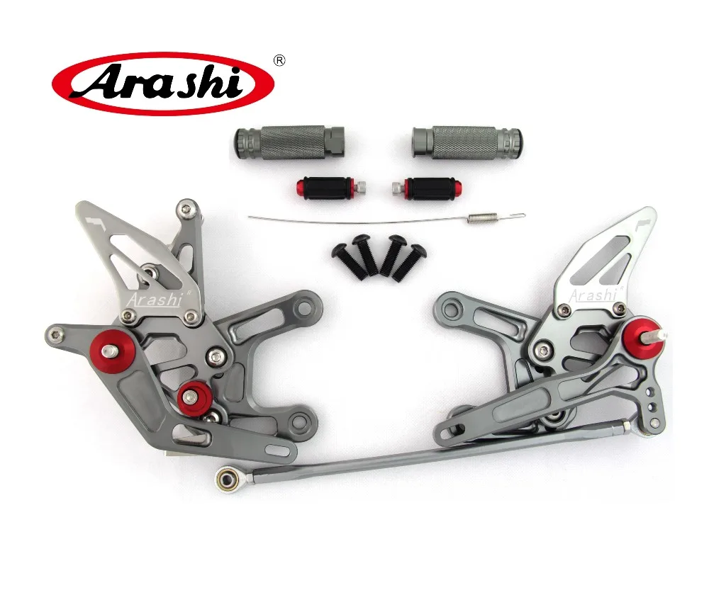 

Arashi For KAWASAKI NINJA ZX10R 2015 - 2017 CNC Adjustable Footrest Rearset Foot Pegs Rear Footpeg ZX-10R ZX 10R 2016 ZX1000 ABS