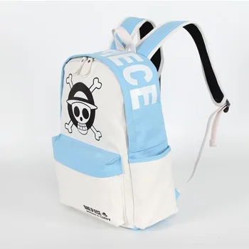 

Student Cartoon School Bags Anime One Piece Backpack Laptop Shoulder Bags Canvas Travel Backpacks Durable Teenager Bookbag