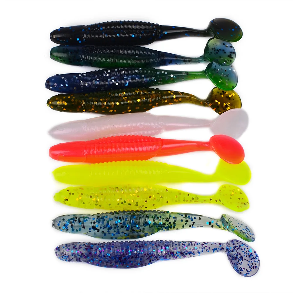  HiUmi 10pcs 11cm 6g soft bait 10 colors lures fishing lures fishing tacklese fishing bait swim bait
