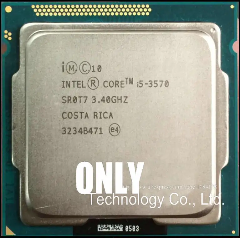 

FREE SHIPPING intel I5 3570 CPU Processor Quad-Core(3.4Ghz /L3=6M/77W) Socket LGA 1155 Desktop CPU i5-3570