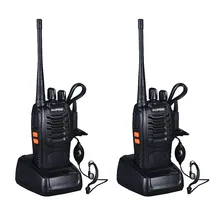 

2PCS BF-888S Walkie Talkie 5W Handheld Two Way Radio bf 888s UHF 400-470MHz Frequency Portable CB Radio Communicator