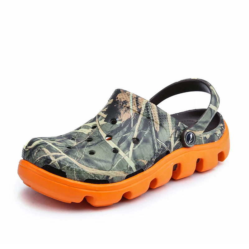 

Men Causal Summer Sandals EVA Garden Clogs Sandals Soft Memory Hospital Shoes Male Slip on Beach Water Slipper Shoes