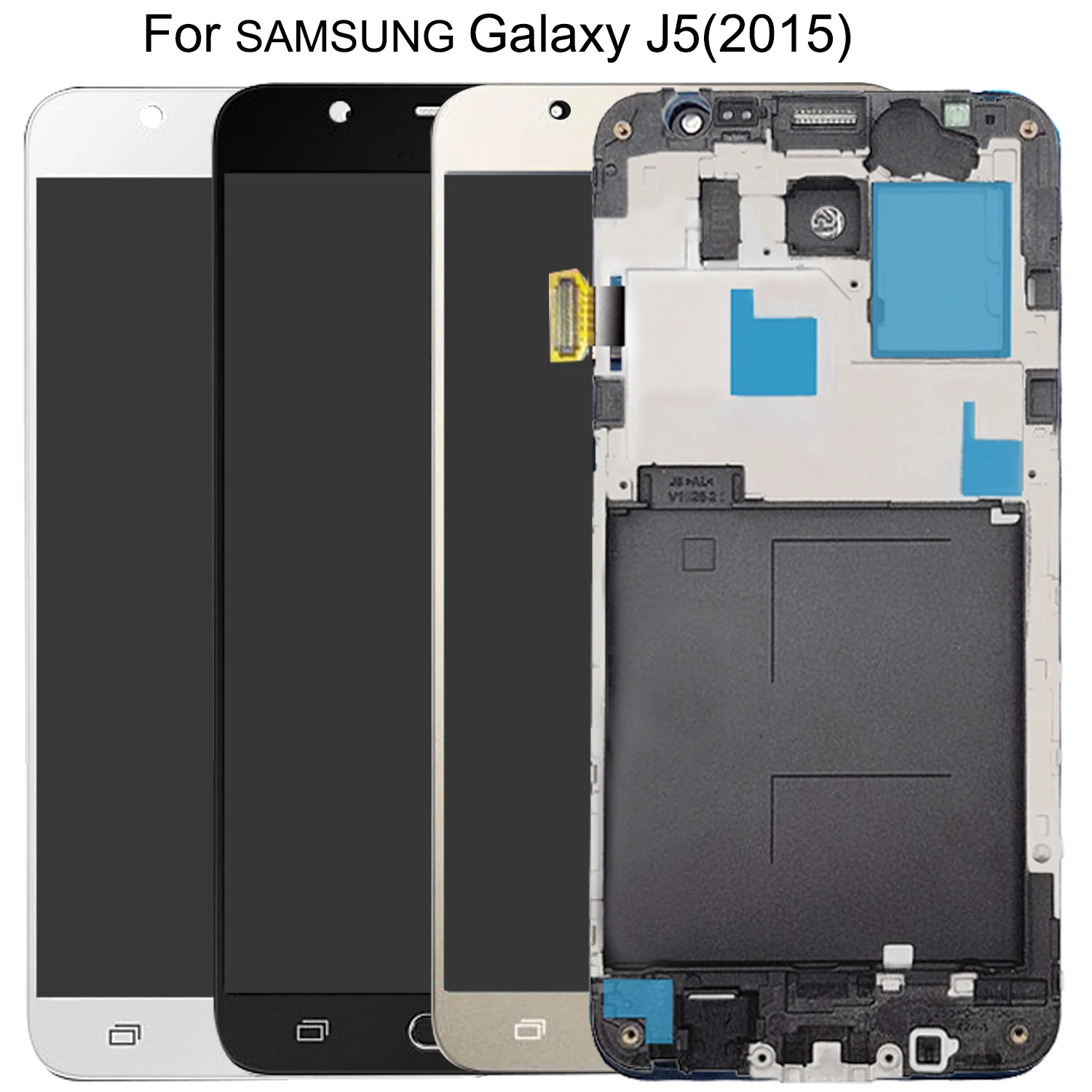 

LCD For Samsung Galaxy J5 2015 J500 LCD Display Touch Screen J500FN J500F J500M J500H /DS Screen Adjust Brightness Frame Housing