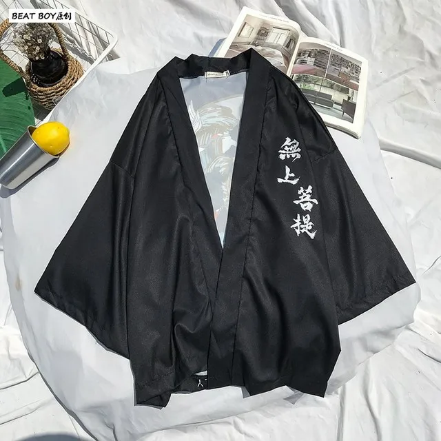 Традиционное японское кимоно yukata для женщин и мужчин, японский короткий халат, свободный кимоно, японский кардиган, кимоно japones haori - Цвет: Color 14