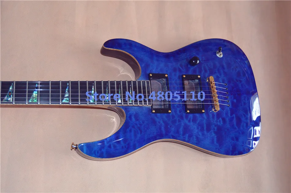 

New high-quality customized version of Jack electric guitar fixed body piercing abalone shell Mosaic free shipping